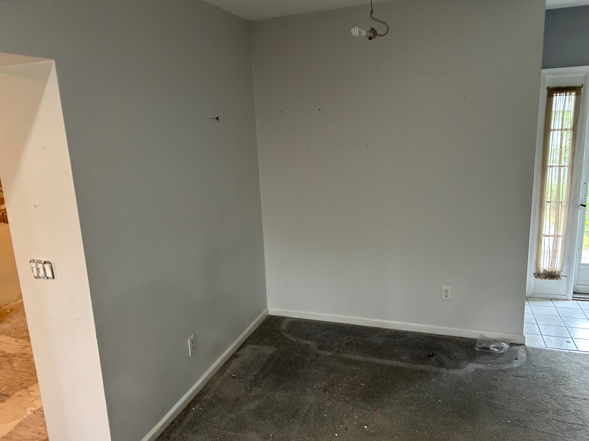 Old HVAC unit and ductwork removal with basement space cleared in New Jersey — after